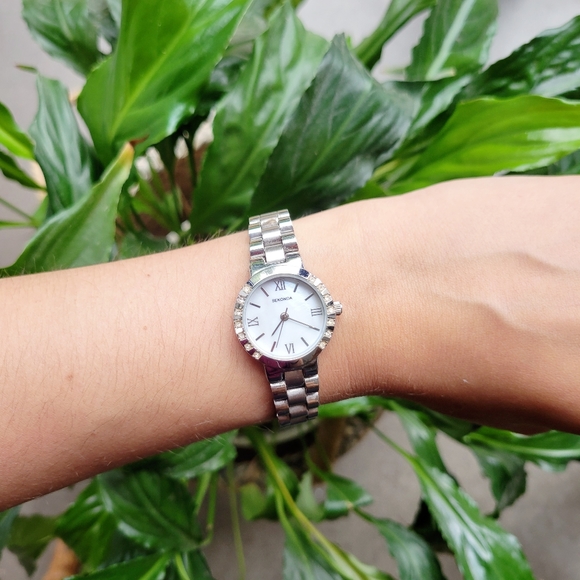 Sekonda Classic Roman Numerals Rhinestone Watch - Picture 2 of 9